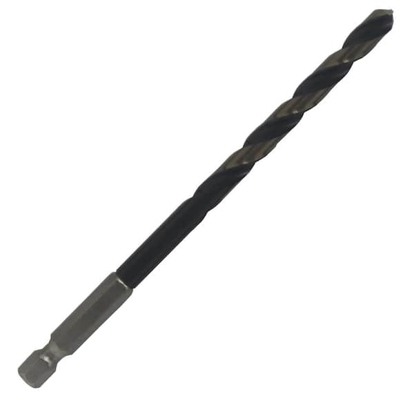 Drill America 1/4 in. Quick Change Drill Bit with Hex Shank (12-Pieces)