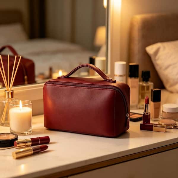 flat makeup travel bag Rifle Paper Co. Cosmetic Case Dahlia Highly versatile Numhew Travel Makeup Bag in