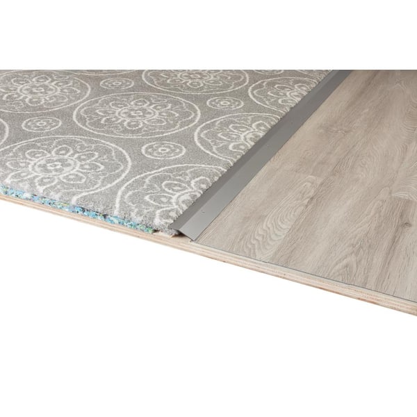 Unbranded Traffic Master 2 in. x 36 in. Carpet Trim Transition Strip Warm Gray