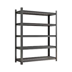 Storage Shelves with 5 Adjustable Levels, Garage Storage Shelves, Heavy-Duty Metal Shelves, Practical Shelf Units