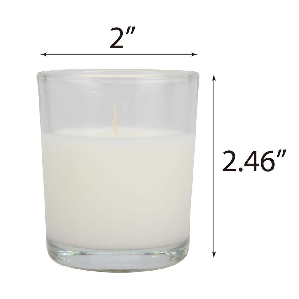 Serenity White Scented Flameless Votive Candles, 48-Pack