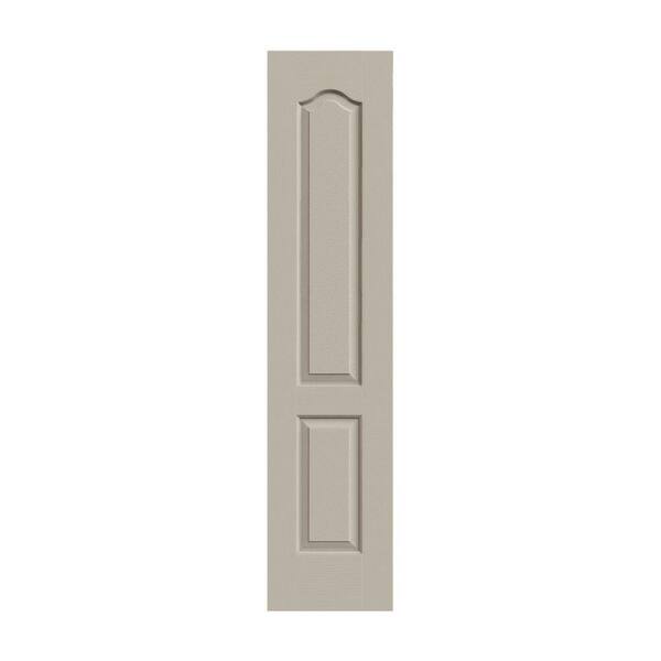 JELD-WEN 18 in. x 80 in. Camden Desert Sand Painted Textured Solid Core Molded Composite MDF Interior Door Slab