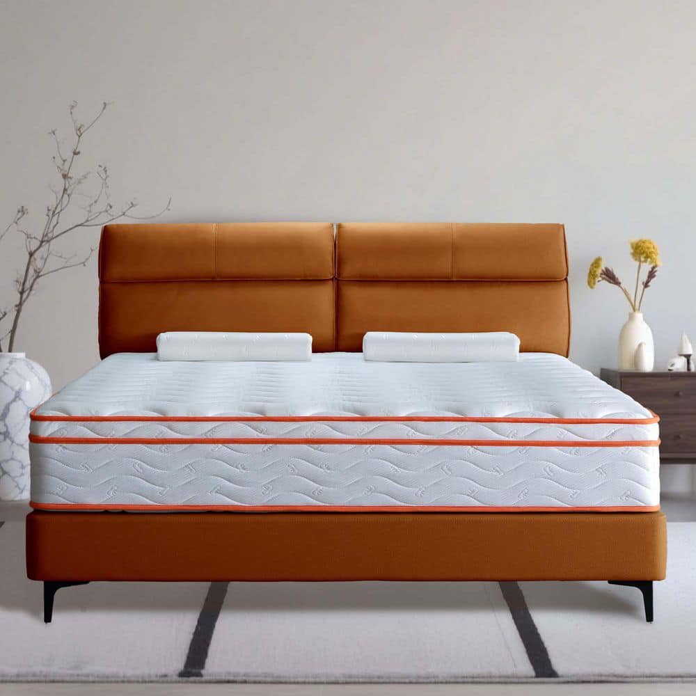 Twin XL Medium Firm Hybrid Mattress 12 in. Memory Foam Mattress