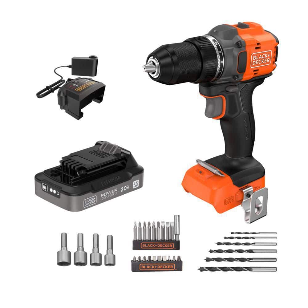 20V MAX Lithium-Ion Brushless Cordless Drill/Driver and Accessory Kit with 2.0 Ah Battery and Charger price history on PriceWatchPro