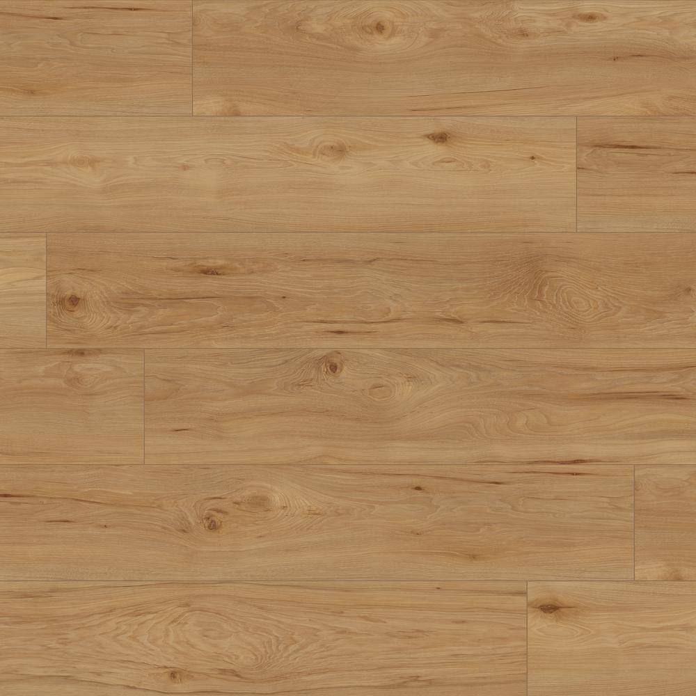 Take Home Sample - 5 in. x 7 in. Howell Elegant Brushed Hickory Laminate Wood Flooring, Medium
