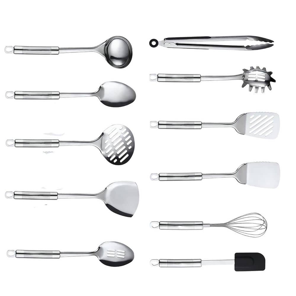11 PCS Stainless Steel Cooking Utensil Set Nonstick Kitchen Gadgets Cookwar