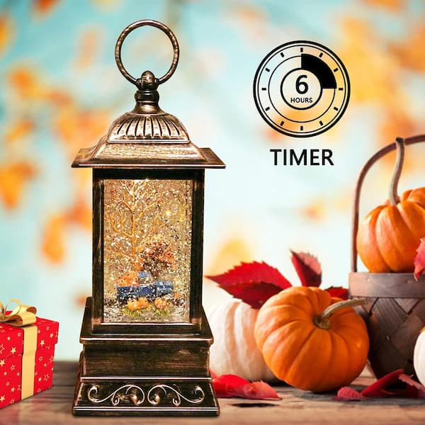 Jumbo Holiday Glitter Lantern with LED Light | Costco