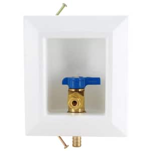 1/2 in. Brass PEX-B Barb Icemaker Outlet Box
