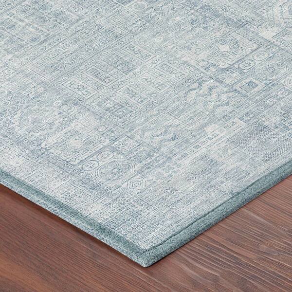 Chantille Machine Washable Indoor/Outdoor Abstract ACN2804 Sky 2 ft. x 3 ft. Accent Rug
