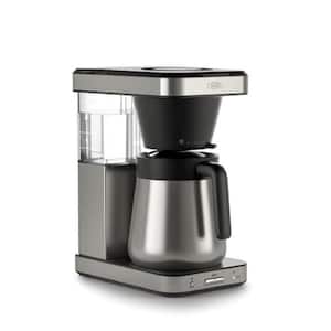 8-Cup Stainless Steel Brew Coffee Maker with Single-Serve Capability