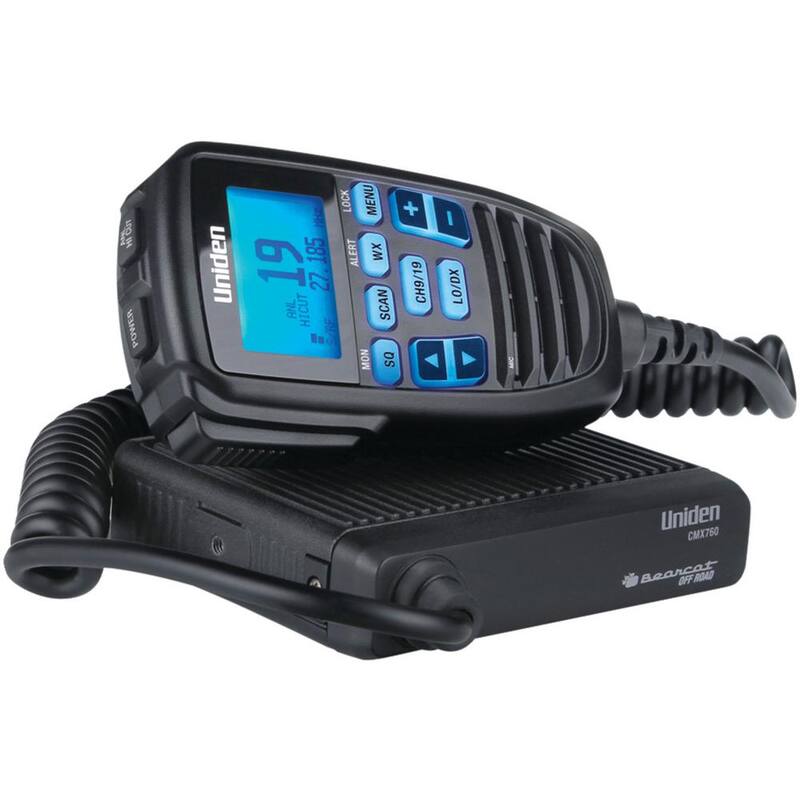 40-Channel Ultra Compact Off-Road CB Radio with Mic Display