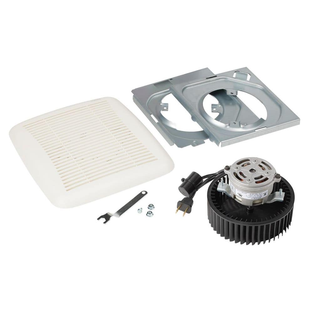 broan-nutone quickit 60 cfm 3.0 sones bathroom replacement motor and grille/cover