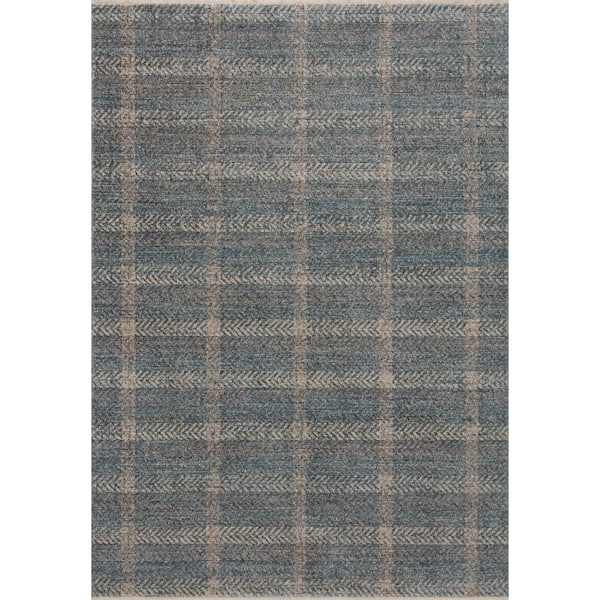 Angela Rose Ember 11 ft. 6 in. x 15 ft. 7 in. Blue/Beige Contemporary Area Rug