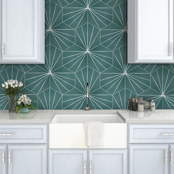 art deco kitchen tiles