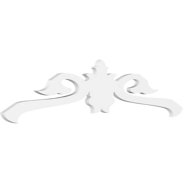 Ekena Millwork Florence 1 in. D x 12 in. W x 48 in. L Signature Urethane Gable Pediment