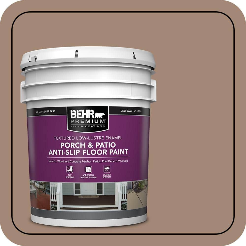 5 gal. #PFC-19 Pyramid Textured Low-Lustre Enamel Interior/Exterior Porch and Patio Anti-Slip Floor Paint price history on PriceWatchPro