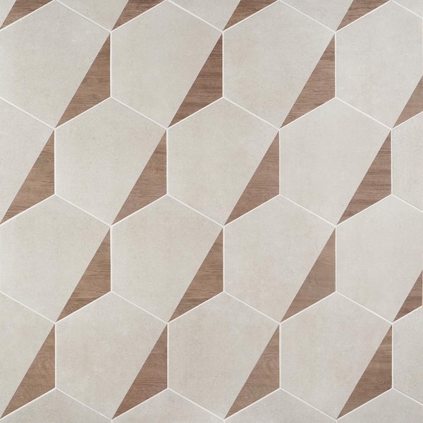 Ivy Hill Tile Klyda Wood Taupe 4 in. x 0.31 in. Matte Porcelain Tile Sample