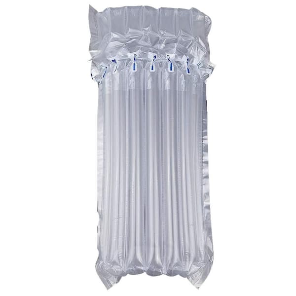 Unbranded Wine Bottle Travel Protector Bags 13L x 3.5W PE/PA Material with Free Inflator Pump Inflatable Bubble Bag 10 Packs