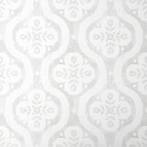 Chateau Platinum Non-Pasted Wallpaper Roll (Covers Approx. 52 sq. ft.)