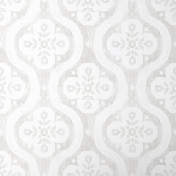 The Company Store Chateau Platinum Non-Pasted Wallpaper Roll (Covers Approx. 52 sq. ft.)