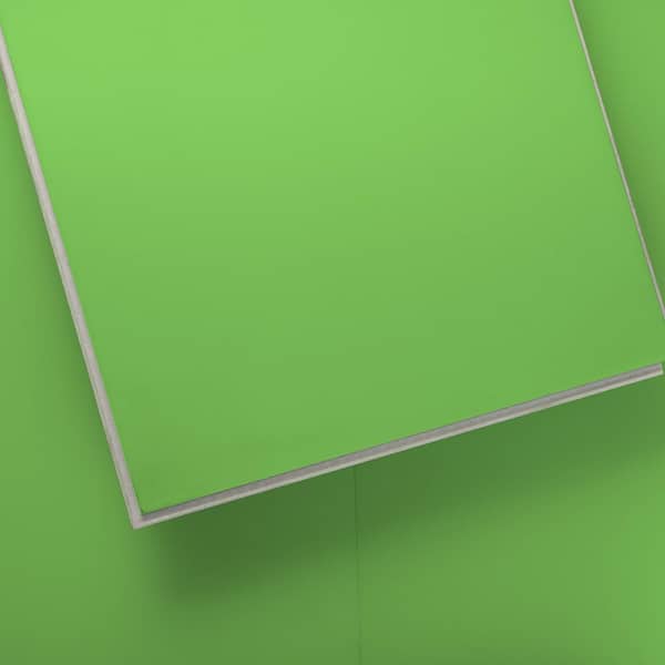 Lucida USA (Sample) MonoCore Matcha Green Solid 22-mil Interlocking Luxury Vinyl Plank