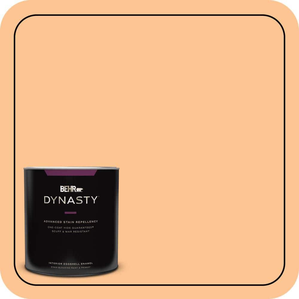 1 qt. #P220-4 Dainty Apricot Eggshell Enamel Interior Stain-Blocking Paint and Primer price history on PriceWatchPro