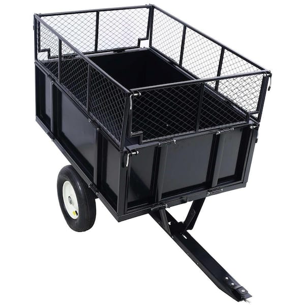 AmI 22 cu. ft. Steel Garden Cart, 750-lb. Steel ATV/UTV Dump Cart