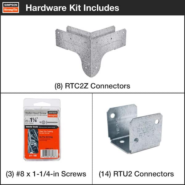 DIY Sports Equipment Organizer Hardware Kit