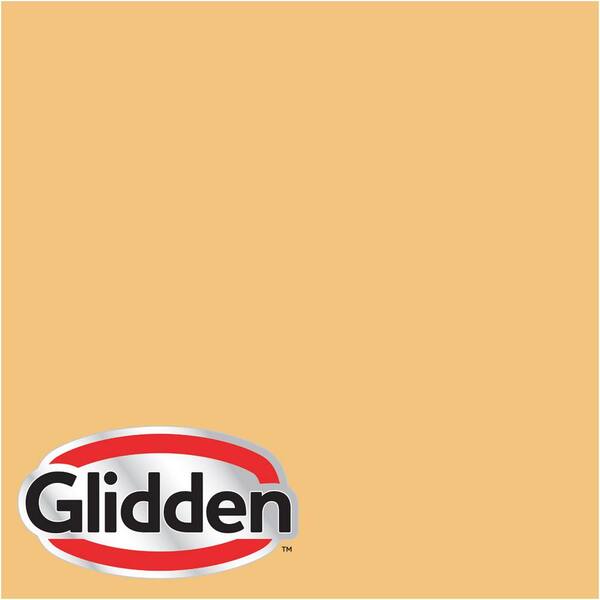 Glidden Premium 1 gal. #HDGY07 Prairie Grass Gold Flat Interior Paint with Primer
