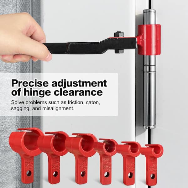 Laybus 6 in 1 Door Hinge Adjustment Tool Kit, Economical, Includes