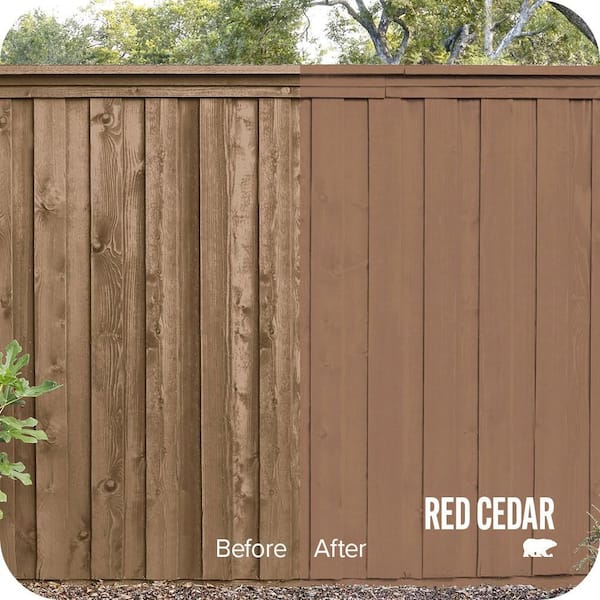 1 gal. #SC-152 Red Cedar Solid Color House and Fence Exterior Wood Stain