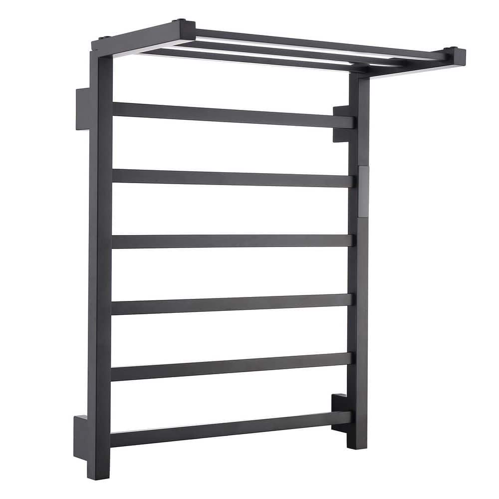 Langsun Heated Towel Rack 6Bar Towel Warmer Rack . Wall Mounted