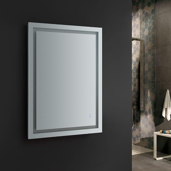 Fresca Santo 48 in. W x 36 in. H Frameless Rectangular LED Light 