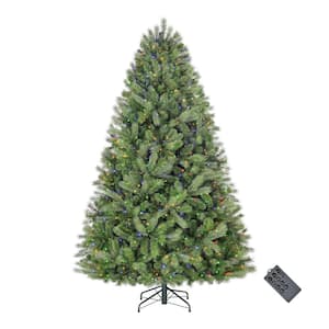 7.5 ft. Prelit LED Alderwood Scotch Pine Artificial Christmas Tree