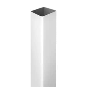 4 in. x 4 in. x 6 ft. White Vinyl Square Fence Post