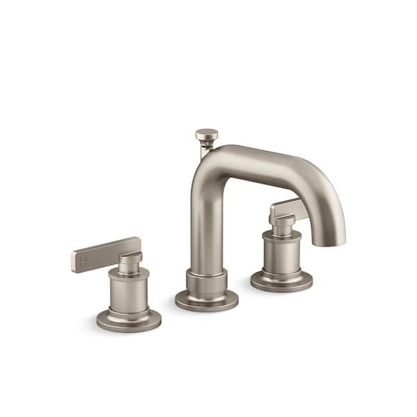 KOHLER Castia By Studio McGee 2-Handle Deck-Mount Bath Faucet Trim with Diverter in Vibrant Brushed Nickel
