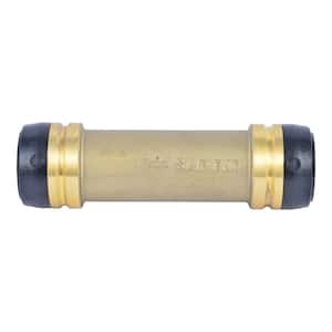 1-1/4 in. Push-to-Connect Slip Brass Coupling Fitting