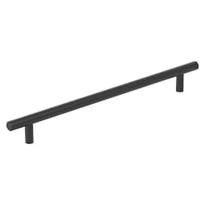 Bar Pulls Hollow 10-1/16 in. Modern Matte Black Bar Cabinet Pull