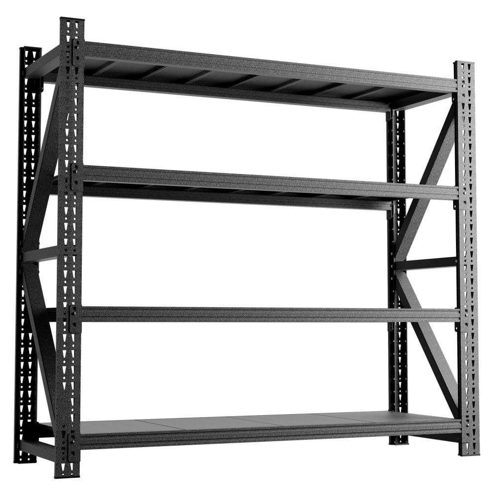 "69""H x 75""W x 23.7""D Extra Wide Adjustable Metal Garage Shelving, 6000 LBS Heavy Duty Industrial Storage Rack with Safet" price history on PriceWatchPro