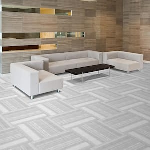 Adirondack Black Ice Commercial 24 in. x 24 Peel and Stick Carpet Tile (15 Tiles/Case) 60 sq. ft.