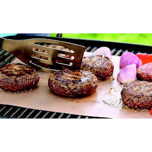 Details about   20Pcs BBQ Copper Grill Mats Cooking Baking Non Stick Reusable Grilling Mats Pads 