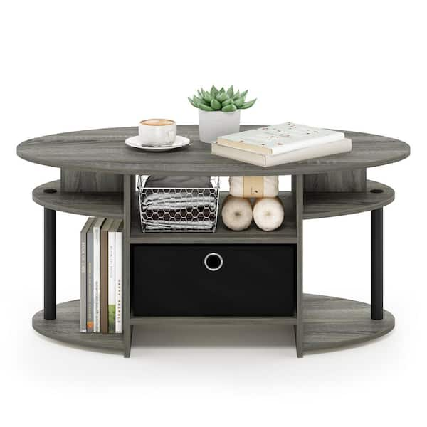 Furinno coffee online table with bins