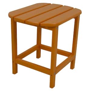 South Beach 18 in. Tangerine Patio Side Table