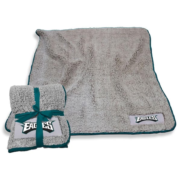 logobrands Philadelphia Eagles Oatmeal Frosty Fleece Throw