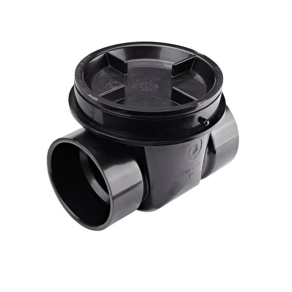 NDS ABS Air Admittance Valve Backwater Valve, 3 in. Black