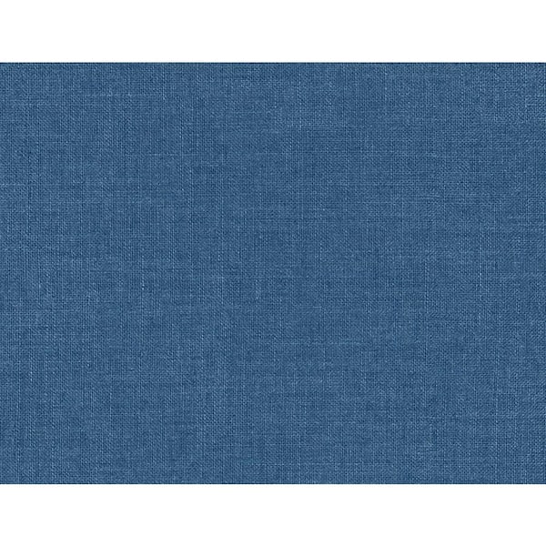 Seabrook Designs 60.75 sq. ft. Denim Hopsack Embossed Vinyl Unpasted Wallpaper Roll