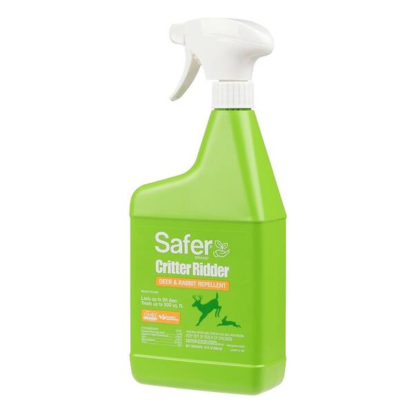 Safer Brand Critter Ridder 32 fl. oz. RTU Deer and Rabbit Repellent