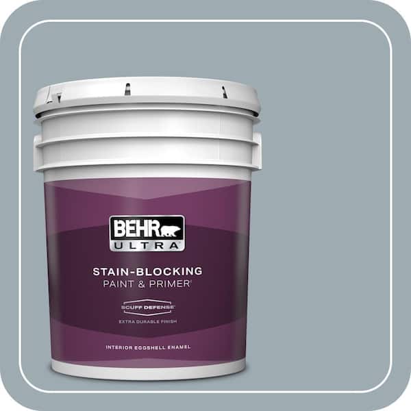 BEHR ULTRA 5 gal. #ECC-30-1 Pelican Bay Extra Durable Eggshell Enamel Interior Paint & Primer