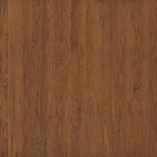 Shaw Take Home Sample - Subtle Scraped Ranch House Plantation Hickory Engineered Hardwood Flooring - 5 in. x 7 in.