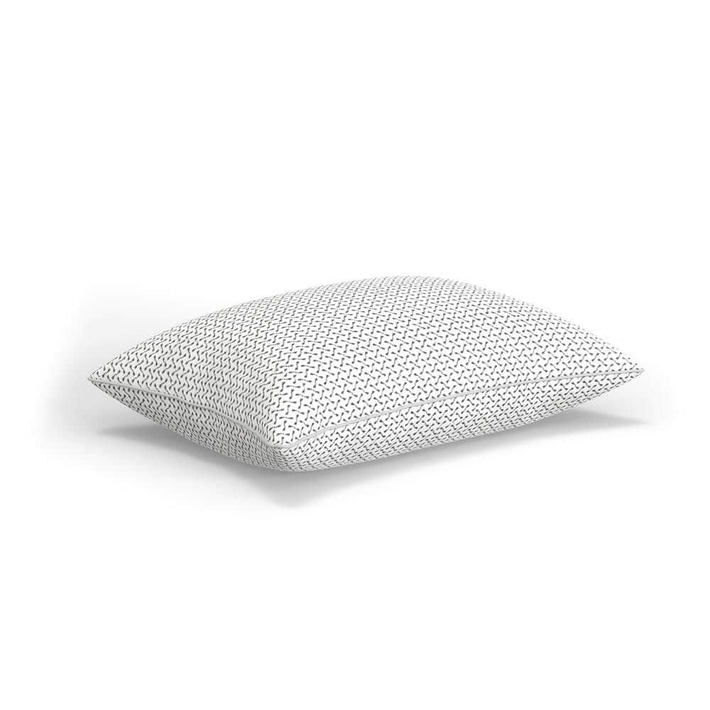 Jumbo Memory Foam Cluster Pillow with Charcoal Cover